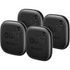 imageeufy Security by Anker SmartTrack Link Black 1Pack Android not Supported Works with Apple Find My iOS only Key Finder Bluetooth Tracker for Earbuds and Luggage Phone Finder Water Resistant4 pack