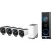 imageeufy Security eufyCam S3 Pro 4Cam Kit  Video Doorbell E340 Solar Camera Outdoor Wireless MaxColor Night Vision 4K Security Camera with Solar Panel Dual Cameras with Delivery Guard