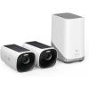 imageeufy Security eufyCam S330 eufyCam 3 4Cam Kit Security Camera Outdoor Wireless 4K with Integrated Solar Panel Face Recognition AI Expandable Local Storage Spotlight No Monthly Fee2Cam Kit