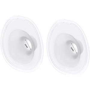 imageeufy Security Original 24mm Flange 2Pack Replacement Accessories for Wearable Breast Pump E10 FoodGrade Soft Silicone Durable Comfortable Ergonomic Fit