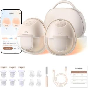 imageeufy Security Original 24mm Flange 2Pack Replacement Accessories for Wearable Breast Pump E20S1S1 Pro HeatFlow Technology FoodGrade Silicone Durable Comfortable Ergonomic FitBreast Pump S1 Pro