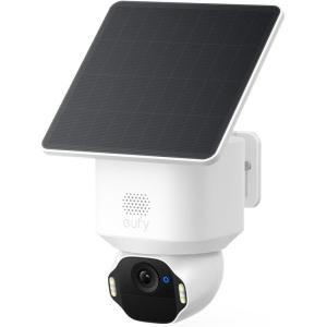 imageeufy Security SoloCam E42 4Cam Kit HomeBase S380 4K Security Camera Wireless Outdoor Solar Powered AI Motion Tracking Strobe Light Pan ampamp Tilt Facial Recognition Local Storage Up to 16 TBSolo Cam
