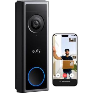 imageeufy Security Video Doorbell Camera C31Extra Rechargeable Battery Pack2K FHDDual Power OptionsLive Video Call247 RecordingHuman and Motion DetectionHomeBase S380 CompatibleNo Monthly FeeBattery or Wired Doorbell