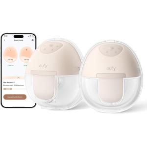imageeufy Security Wearable Breast Pump E10 HandsFree Electric Breast Pump with App Control Personalized Smart Rhythm Hospital Grade Suction for More Milk Portable LeakProof ampamp UltraQuietBreast Pump E10