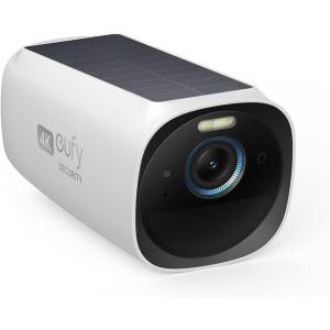 imageeufy Security eufyCam S330 eufyCam 3 Addon Camera Security Camera Outdoor Wireless 4K with Integrated Solar Panel Face Recognition AI Expandable Local Storage Spotlight No Monthly Fee