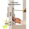 imageeufy Security Smart Lock C210 WiFi Deadbolt with Keyless Entry Touchscreen Keypad Easy Installation and Remote App Control No Bridge Needed New NickelNickel