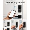 imageeufy Security Smart Lock C210 WiFi Deadbolt with Keyless Entry Touchscreen Keypad Easy Installation and Remote App Control No Bridge Needed New NickelBlack