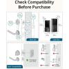 imageeufy Security Smart Lock C210 WiFi Deadbolt with Keyless Entry Touchscreen Keypad Easy Installation and Remote App Control No Bridge Needed New NickelBlack