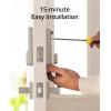 imageeufy Security Smart Lock C210 WiFi Deadbolt with Keyless Entry Touchscreen Keypad Easy Installation and Remote App Control No Bridge Needed New NickelNew Nickel
