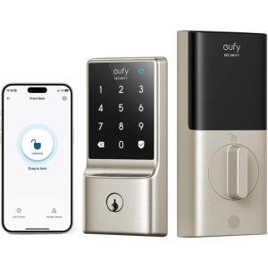 imageeufy Security Smart Lock C210 WiFi Deadbolt with Keyless Entry Touchscreen Keypad Easy Installation and Remote App Control No Bridge Needed New NickelNew Nickel