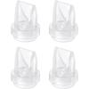 imageeufy Original 24mm Flange Milk Container Diaphragm 2Pack ampamp Duckbill Valves Spout Cap 4Pack Replacement Accessories for Wearable Breast Pump S1S1 Pro