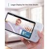 imageeufy Security SpaceView Pro Video Baby Monitor E210 with 5quot Screen TwoWay Audio Security Camera 720p Pan ampamp Tilt Night Vision Lullaby Player Wide Angle Lens Not Included No App Required
