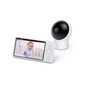 imageeufy Security SpaceView Pro Video Baby Monitor E210 with 5quot Screen TwoWay Audio Security Camera 720p Pan ampamp Tilt Night Vision Lullaby Player Wide Angle Lens Not Included No App Required