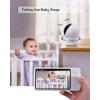 imageeufy Security SpaceView Pro Video Baby Monitor with 5quot Screen TwoWay Audio 720p Pan ampamp Tilt Night Vision Lullaby Player Wide Angle Lens Not Included No App Required Renewed
