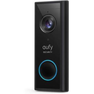 imageeufy  Security Smart WiFi Add On Video Doorbell 2K  Black Renewed