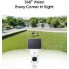 imageeufy Security SoloCam E30 2 Pack Security Cameras Wireless Outdoor Solar Camera Outdoor Wireless 360 Pan AI Tracking 2K Clarity HomeBase S380 Compatible No Monthly Fee Renewed2 Pack