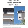 imageeufy Security SoloCam E30 2 Pack Security Cameras Wireless Outdoor Solar Camera Outdoor Wireless 360 Pan AI Tracking 2K Clarity HomeBase S380 Compatible No Monthly Fee Renewed2 Pack