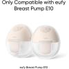 imageeufy Original Milk Container 2Pack for Wearable Breast Pump E10 BPAFree Reusable Breast Pump Container Collects Up to 5 oz 150 ml Each Fridge and FreezerSafe Clear