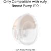 imageeufy Security Original 27mm Flange 2Pack Replacement Accessories for Wearable Breast Pump E10 FoodGrade Soft Silicone Durable Comfortable Ergonomic Fit