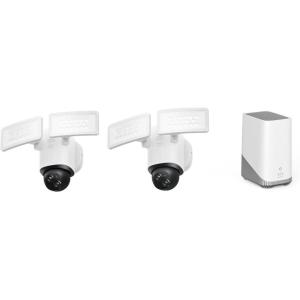 imageeufy Security Floodlight Camera E340 2kit with HomeBase S380 HomeBase 3