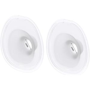 imageeufy Security Original 27mm Flange 2Pack Replacement Accessories for Wearable Breast Pump E10 FoodGrade Soft Silicone Durable Comfortable Ergonomic Fit