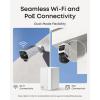 imageeufy 6Piece Professional System with HomeBase S1 Home Security System 4G Connectivity Battery Backup Easy Setup App Control Local Storage No Monthly Fee