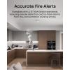 imageeufy Smoke Alarm E10 Accurate Fire Alerts UltraCompact 70 mm DesignExtended 5Year Battery Life Long Communication Range Requires HomeBase 2 3 Mini or Pro