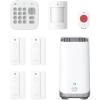 imageeufy Alarm System 8Piece Kit with Homebase 3 Wireless Smart Home or Business Security System Expandable Easy Setup App Control No Monthly fee