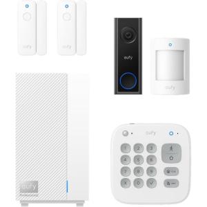 imageeufy 6Piece Professional System with HomeBase S1 Home Security System 4G Connectivity Battery Backup Easy Setup App Control Local Storage No Monthly Fee