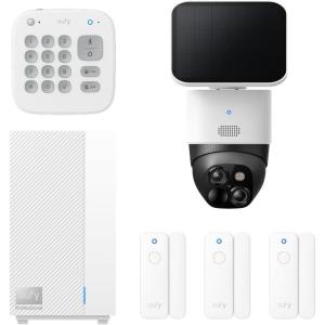 imageeufy 6Piece Professional System with HomeBase S1 Home Security System Video Surveillance and Intrusion Detection 4G Battery Backup Easy Setup App Control Local Storage No Monthly Fee