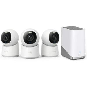 imageeufy Security Indoor Cam E30 3 CamKit amp HomeBase S380 Bundle