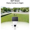 imageeufy Security SoloCam E30 6Cam Kit Security Cameras Wireless Outdoor Solar Camera Outdoor Wireless 360 Pan AI Tracking 2K Clarity No Monthly Fee