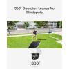 imageeufy Security SoloCam S340 6cam kit Solar Security Cameras Wireless Outdoor 360 Pan amp Tilt Surveillance No Blind Spots 24 GHz WiFi No Monthly Fee