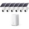 imageeufy Security SoloCam E30 6Cam Kit Security Cameras Wireless Outdoor Solar Camera Outdoor Wireless 360 Pan AI Tracking 2K Clarity No Monthly Fee