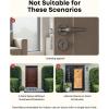 imageeufy Security Smart Lock FamiLock C32 Fingerprint Keyless Door Lock with HandleInterior Doors Builtin WiFi 24 GHz Only App Control Auto Lock 4 AA Batteries AlexaGoogleRekey Not Supported