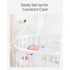 imageeufy Security Baby Monitor E20 with 2K HD Camera amp Crib Mount 5 720p Display Hybrid WiFi amp No WiFi Connection PanTilt 4X Zoom Portable Camera with Builtin Battery
