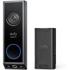 imageeufy Security Video Doorbell E340 Battery Powered with Extra Backup with Chime Uninterrupted Use with Rechargeable Battery Dual Cameras 2K Full HD No Monthly Fee