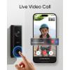 imageeufy Video Doorbell C31 with HomeBase S380 2K FHD Dual Power Options Live Video Call Easy Installation QuickRelease Battery 247 Recording Human and Motion Detection No Monthly Fee
