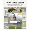 imageeufy 4K NVR Security Camera System S4 Max 8 Cam with 8TB HDD POE Wired 247 Recording Triple Lens BulletPTZ Cam 360 PTZ Up to 16CH CrossCam Tracking 8 Auto Zoom Smart Video SearchBulletPTZ Addon Cam