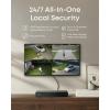 imageeufy 4K NVR Security Camera System S4 Max 8 Cam with 8TB HDD POE Wired 247 Recording Triple Lens BulletPTZ Cam 360 PTZ Up to 16CH CrossCam Tracking 8 Auto Zoom Smart Video Search4 BulletPTZ Cams no HDD