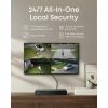 imageeufy 4K NVR Security Camera System S4 Max 8 Cam with 8TB HDD POE Wired 247 Recording Triple Lens BulletPTZ Cam 360 PTZ Up to 16CH CrossCam Tracking 8 Auto Zoom Smart Video Search4 BulletPTZ Cams w4TB