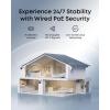 imageeufy 4K NVR Security Camera System S4 Max 8 Cam with 8TB HDD POE Wired 247 Recording Triple Lens BulletPTZ Cam 360 PTZ Up to 16CH CrossCam Tracking 8 Auto Zoom Smart Video Search4 BulletPTZ Cams w4TB