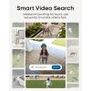 imageeufy 4K NVR Security Camera System S4 Max 8 Cam with 8TB HDD POE Wired 247 Recording Triple Lens BulletPTZ Cam 360 PTZ Up to 16CH CrossCam Tracking 8 Auto Zoom Smart Video Search4 BulletPTZ Cams no HDD