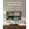 imageeufy 4K NVR Security Camera System S4 Max 8 Cam with 8TB HDD POE Wired 247 Recording Triple Lens BulletPTZ Cam 360 PTZ Up to 16CH CrossCam Tracking 8 Auto Zoom Smart Video Search4 BulletPTZ Cams w2TB
