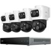imageeufy 4K NVR Security Camera System S4 Max 8 Cam with 8TB HDD POE Wired 247 Recording Triple Lens BulletPTZ Cam 360 PTZ Up to 16CH CrossCam Tracking 8 Auto Zoom Smart Video Search4 BulletPTZ Cams no HDD