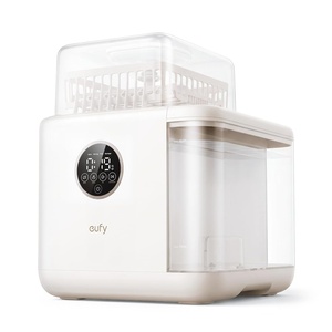 image:imageeufy S1 AllinOne Baby Bottle Washer Sterilizer and Dryer 10Bottle Capacity 3D HydroBlast Cleaning 212F Steam Sterilizer Smart App Control HandsFreeS1 Standard