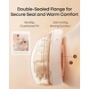 image:imageeufy Heated Massage Wearable Breast Pump S2 Pro HeatFlow DoubleSealed Flange Nipple Light DIY Rhythm Full Milk amp Leak Alert Wireless Charging Case 7Day Battery App Control 300mmHg Suction