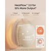 image:imageeufy Heated Massage Wearable Breast Pump S2 Pro HeatFlow DoubleSealed Flange Nipple Light DIY Rhythm Full Milk amp Leak Alert Wireless Charging Case 7Day Battery App Control 300mmHg Suction