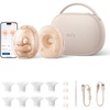 image:imageeufy Heated Massage Wearable Breast Pump S2 Pro HeatFlow DoubleSealed Flange Nipple Light DIY Rhythm Full Milk amp Leak Alert Wireless Charging Case 7Day Battery App Control 300mmHg Suction