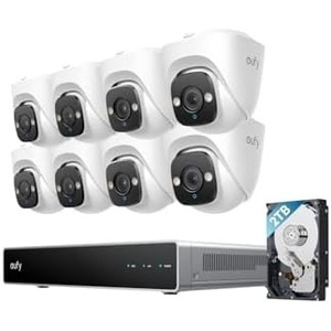 image:imageeufy PoE NVR Security System E41 8Cam kit Bundle